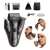 Recortadora eléctrica 3 en 1 para barba, nariz y cabello.
