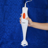 Batidora eléctrica potente y funcional de 300 W en color blanco
